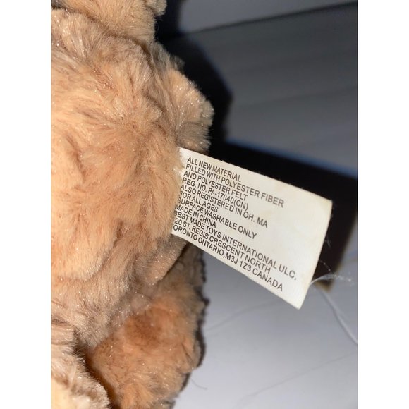 Best Made Toys Easter Bunny Plush 17" Tan Purple Polka Dot & Bow 2016 - Picture 7 of 8